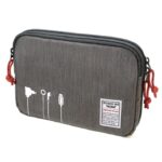 Organizer TROIKA Business Tech Pouch 2, na kable i akcesoria, szary