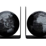 Zestaw globusów TROIKA Bookglobe, śr. 13cm, 2 szt., czarno-srebrny