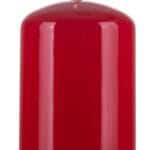 Świeca słupek DONAU HOME Standard Gloss, 50x80mm, czerwony