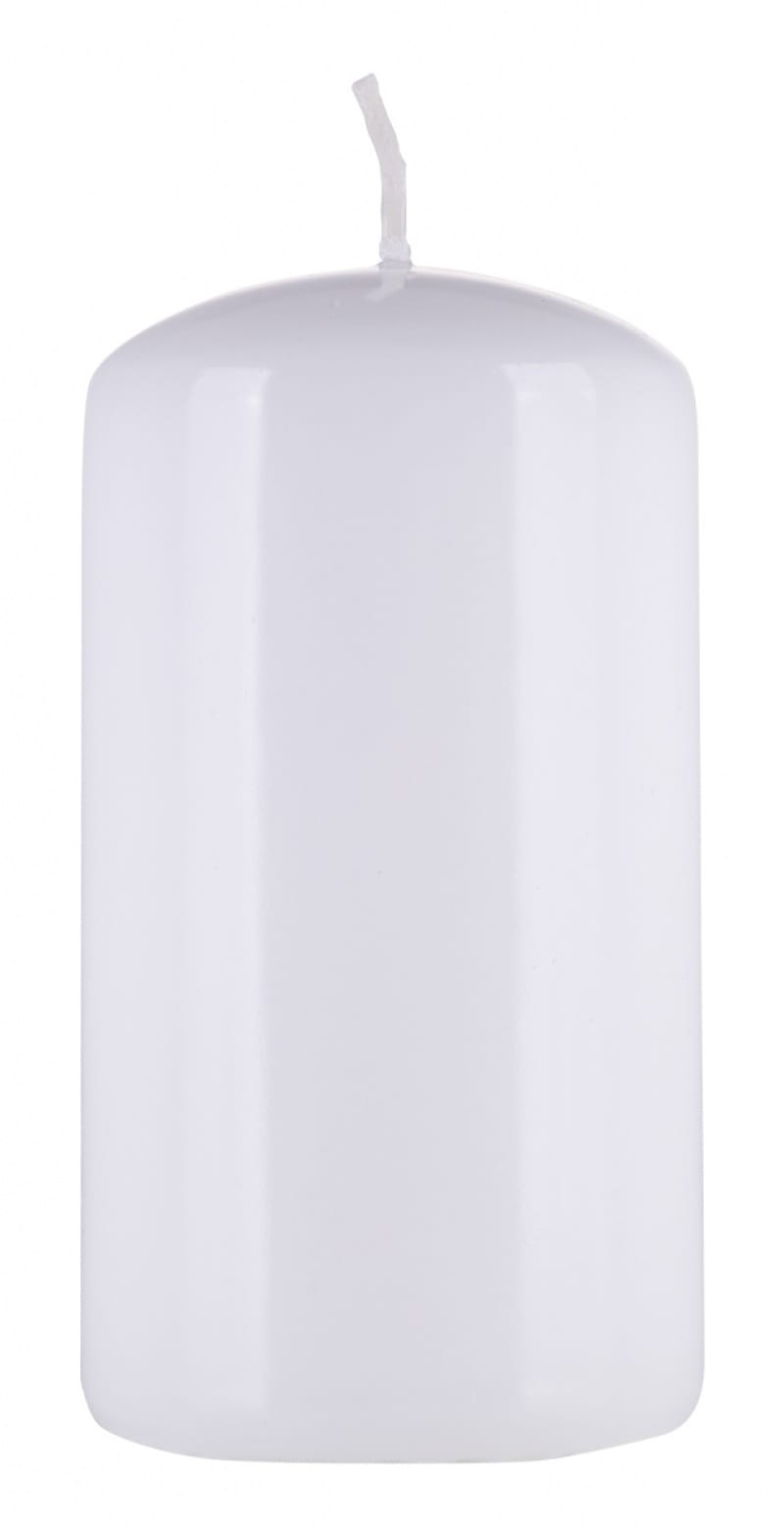 384854-400411-swieca_slupek_donau_home_standard_gloss_60x1-800w Świeca słupek DONAU HOME Standard Gloss, 60x115mm, biały - obrazek 1