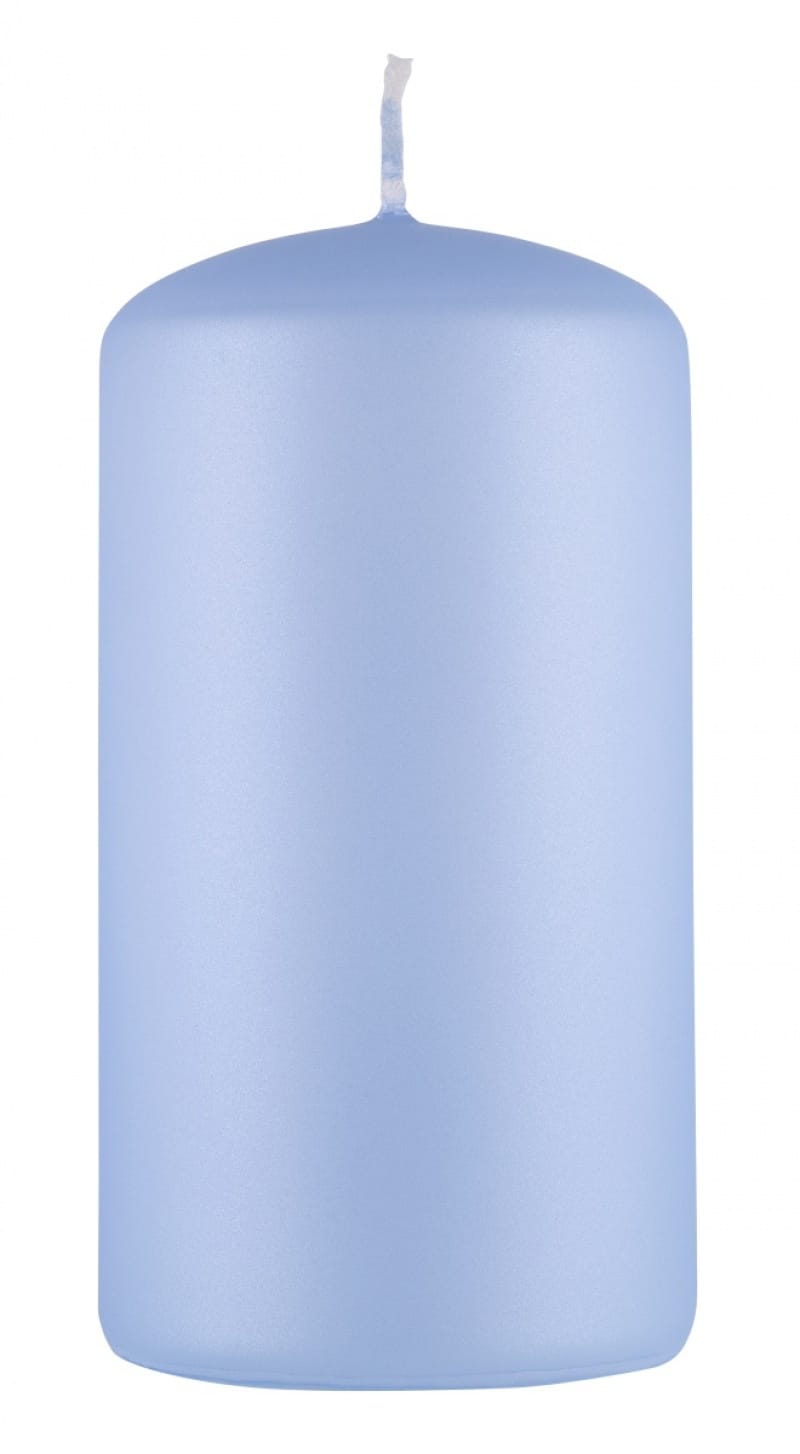 384864-400421-swieca_slupek_donau_home_standard_lakier_60x-800w Świeca słupek DONAU HOME Standard Lakier, 60x115mm, błękit perła mat - obrazek 1