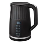 Elektryczny czajnik metalowy LED ADLER AD 1350, z regulacją temperatury,2200W, 1,7L, czarny