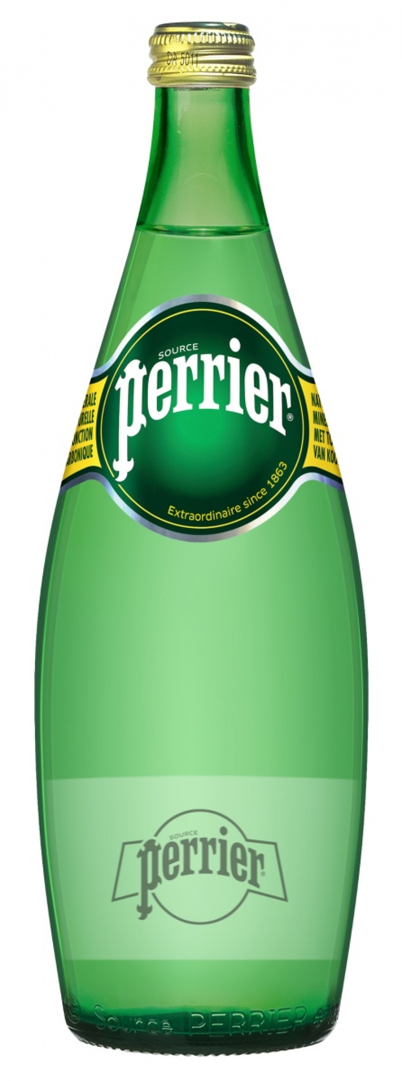 386735-401620-woda_perrier_mocny_gaz_butelka_szklana_0_75l-800w Woda PERRIER, mocny gaz, butelka szklana, 0,75l (opakowanie 12 szt.) - obrazek 1