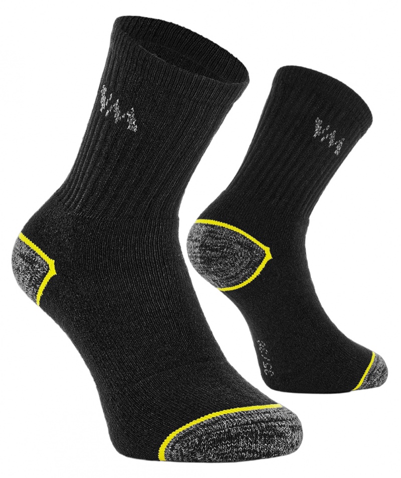 388015-402334-skarpety_bawelniano_poliestrowe_vm_footwear_-800w Skarpety bawełniano-poliestrowe VM FOOTWEAR, rozm. 35-38, 3 pary, czarno-szare - obrazek 1