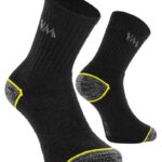 Skarpety bawełniano-poliestrowe VM FOOTWEAR, rozm. 39-42, 3 pary, czarno-szare