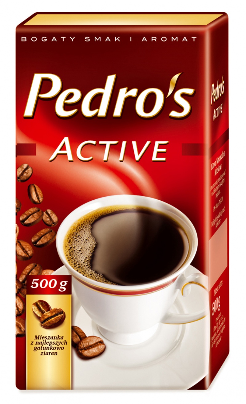 388123-402425-kawa_pedros_active_mielona_500g-800w Kawa PEDROS Active, mielona, 500g - obrazek 1