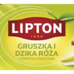 Herbata LIPTON owocowa, gruszka i dzika róża, 20 torebek