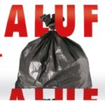 Worki na śmieci ALUFIX, LDPE, 150l, 10 szt., czarne