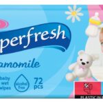 Chusteczki nawilżane dla dzieci SUPERFRESH, 72 szt.
