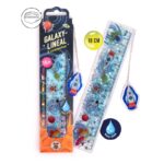 Linijka Galaxy 18 cm z zakładką do książki TRENDHAUS Space Adventure, mix kolorów (opakowanie 15 szt.)