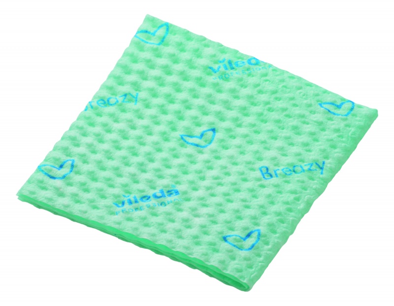 390655-404200-sciereczka_vileda_professional_breazy_35_x_3-800w Ściereczka VILEDA PROFESSIONAL Breazy, 35 x 35 cm, zielona (opakowanie 25 szt.) - obrazek 1