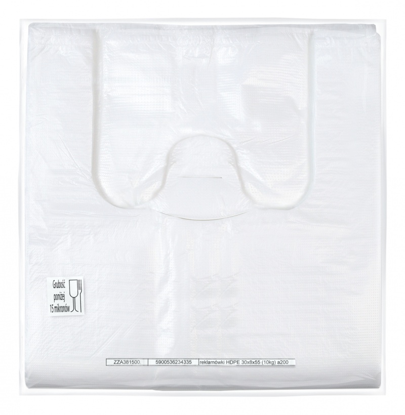 391549-405128-reklamowka_sarantis_hdpe_srednia_30_8_55_cm_-800w Reklamówka SARANTIS, HDPE, średnia, 30/8/55 cm, 11 mikr., 200 szt., biała - obrazek 1