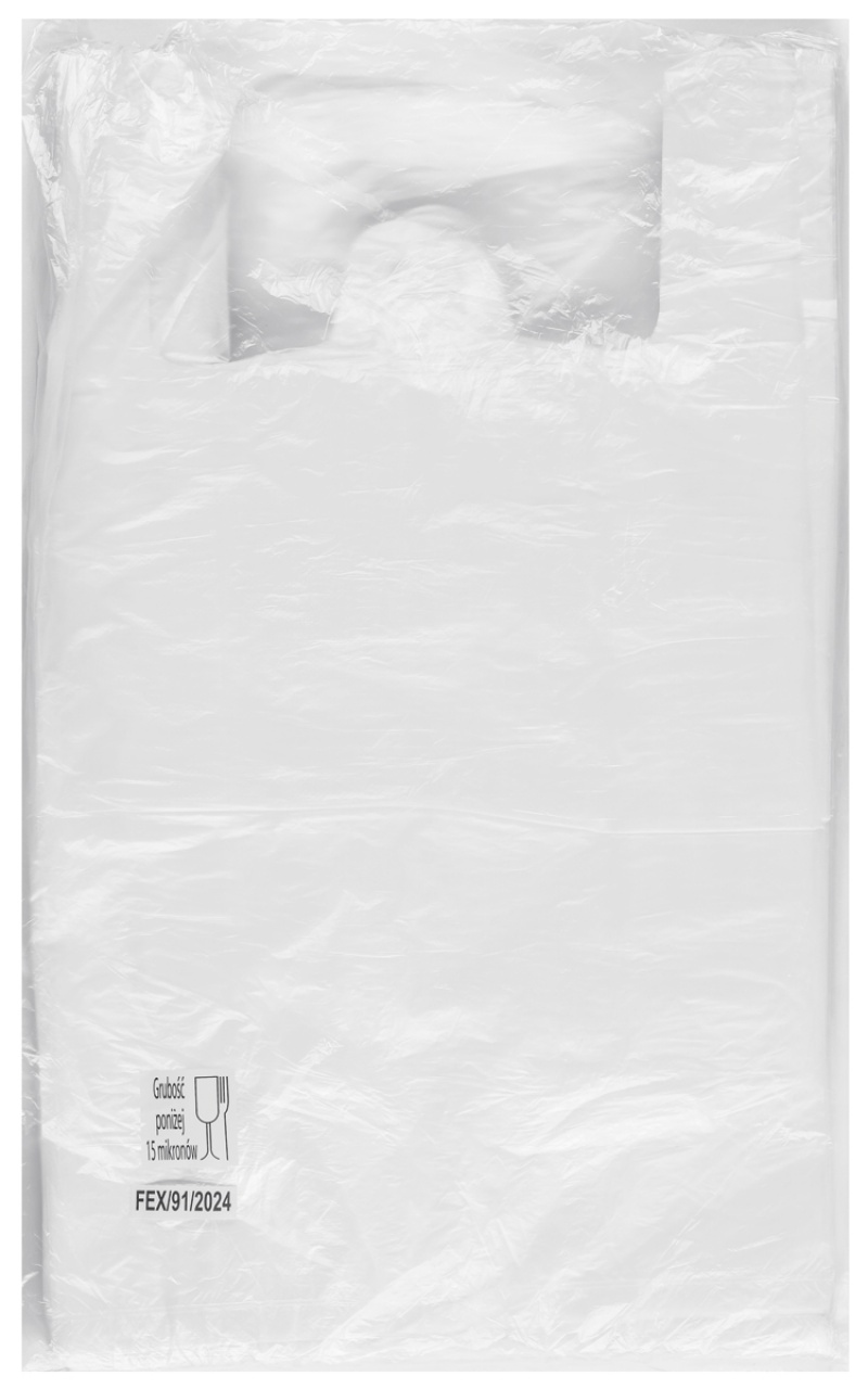 391819-405591-reklamowka_sarantis_hdpe_podstawowa_25_6_45_-800w Reklamówka SARANTIS, HDPE, podstawowa, 25/6/45 cm, 11 mikr., 180 szt., biała - obrazek 1