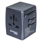 Adapter podróżny DONAU TRAVEL 904, szybkie ładowanie, czarny