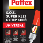 Klej uniwersalny SUPER PATTEX S.O.S., Ocean, 3g, transparentny