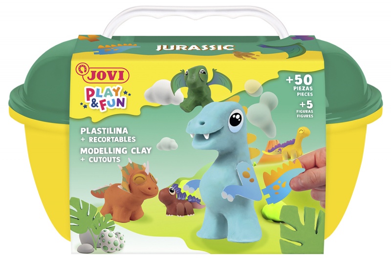 393142-406260-zestaw_plasteliny_jovi_play_fun_dinozaury-800w Zestaw plasteliny JOVI Play&Fun, dinozaury - obrazek 1