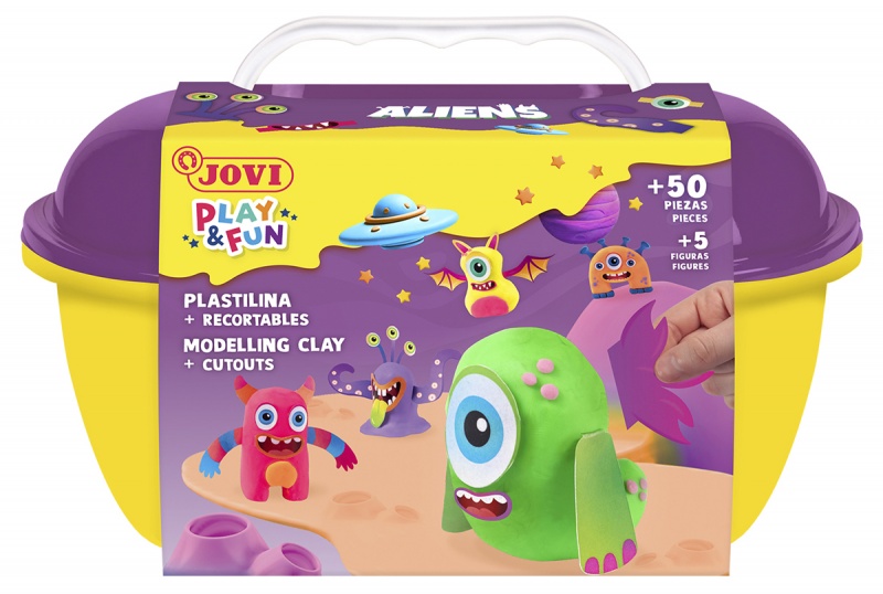 393187-406263-zestaw_plasteliny_jovi_play_fun_kosmici-800w Zestaw plasteliny JOVI Play&Fun, kosmici - obrazek 1
