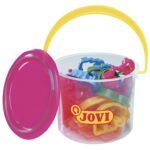 Wiaderko z foremkami do plasteliny JOVI, 24 szt., mix kolorów