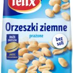 Orzeszki ziemne prażone FELIX, bez soli, 380g (opakowanie 14 szt.)
