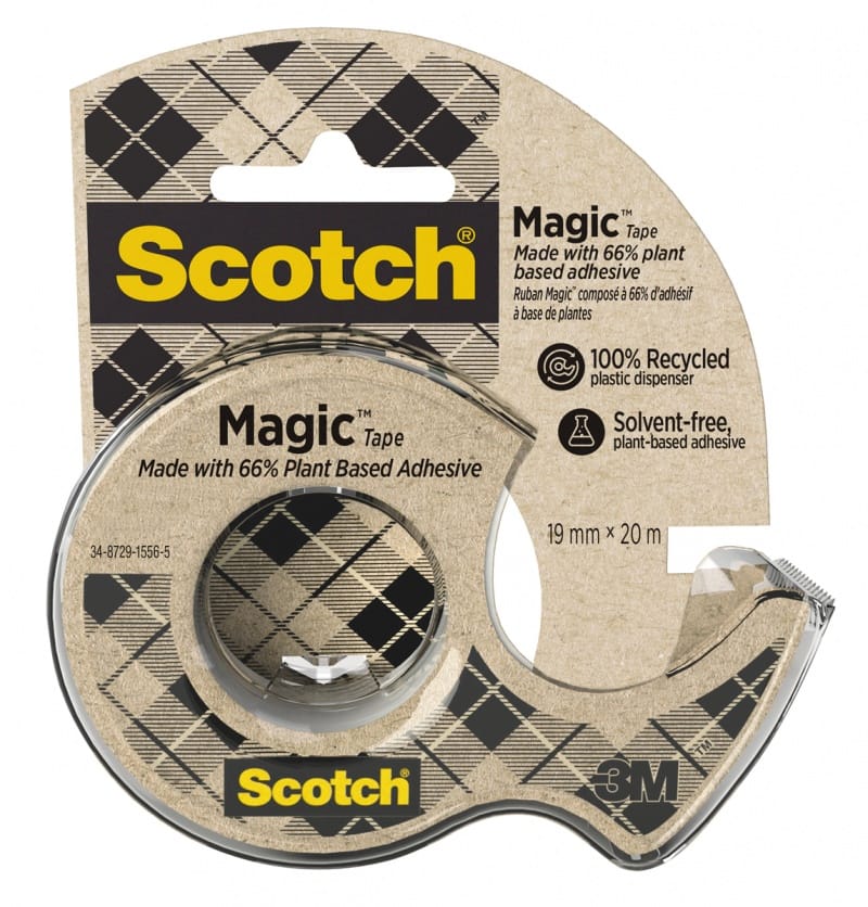 393706-63153-tasma_biurowa_scotch_magic_9_1920d_66_kleju_r-800w Taśma biurowa SCOTCH® Magic™ (9-1920D), 66% kleju roślinnego, matowa, 19mm, 20m, z dyspenserem - obrazek 1