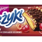 Ciastka JEŻYKI GOPLANA, 140g, dark cherry (opakowanie 20 szt.)