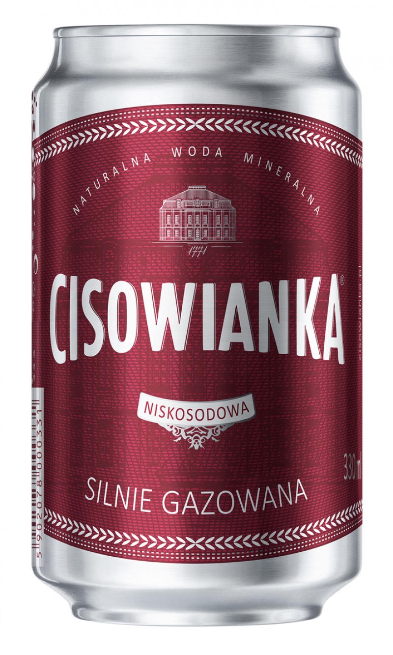 393852-406663-woda_cisowianka_silnie_gazowana_puszka_330ml-800w Woda Cisowianka, silnie-gazowana, puszka, 330ml (opakowanie 6 szt.) - obrazek 1