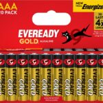Bateria EVEREADY GOLD from ENERGIZER, AAA, LR03, 1,5V, DHP20 EU, 20 szt.