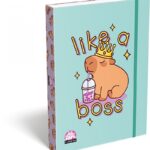 Teczka z gumką ICO Lizzy Lollipop Capybara, przestrzenna, A4, mix kolorów