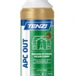 Koncentrat do mycia fasad, elewacji, tarasów TENZI, Apc Out, anglojęzyczna etykieta, 1l