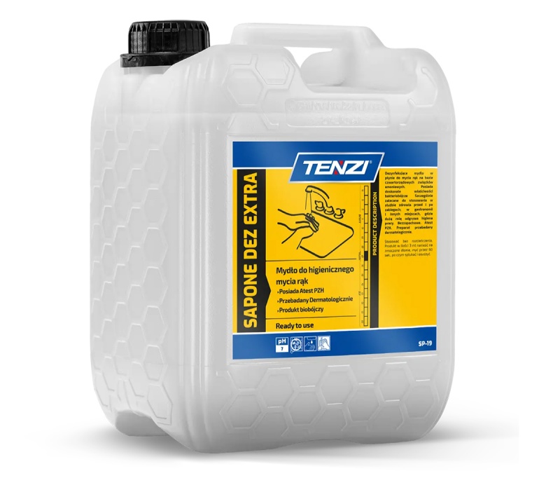 394733-407657-mydlo_w_plynie_biobojcze_tenzi_bezzapachowe_-800w Mydło w płynie biobójcze TENZI, bezzapachowe, Sapone Dez Extra, 5l - obrazek 1