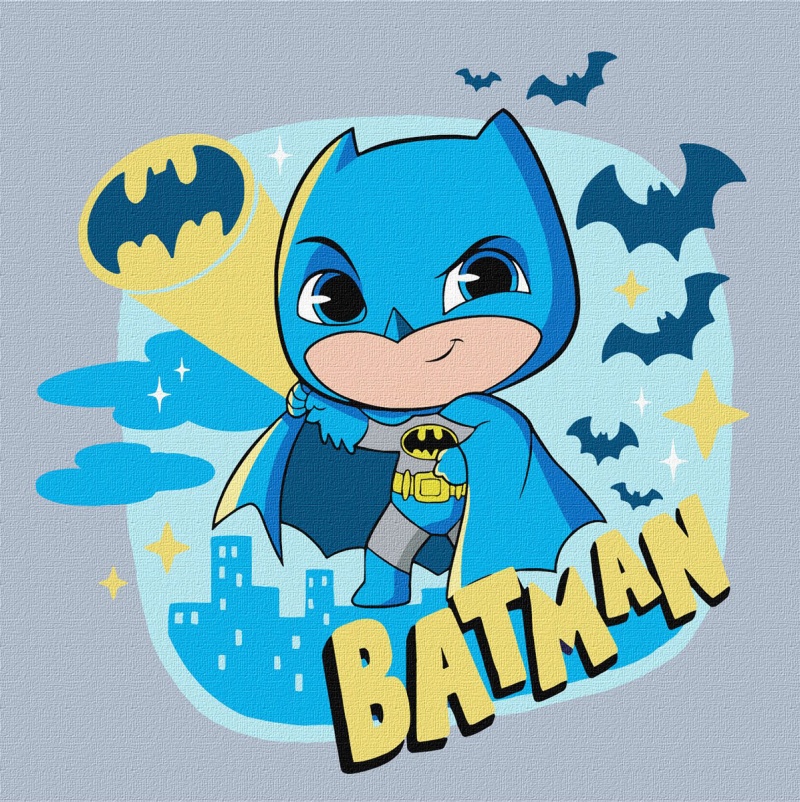 395417-407948-malowanie_po_numerach_ideyka_25x25_cm_batman-800w Malowanie po numerach IDEYKA, 25x25 cm, Batman: Bohater Ciemności, 1 szt. - obrazek 1