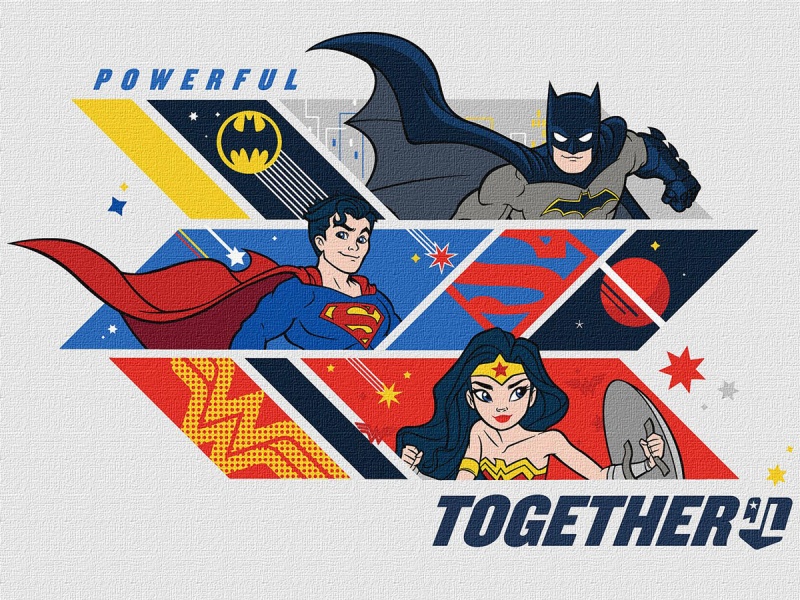 395429-407952-malowanie_po_numerach_ideyka_30x40_cm_super_-800w Malowanie po numerach IDEYKA, 30x40 cm, Super Friends: Powerful Together, 1 szt. - obrazek 1