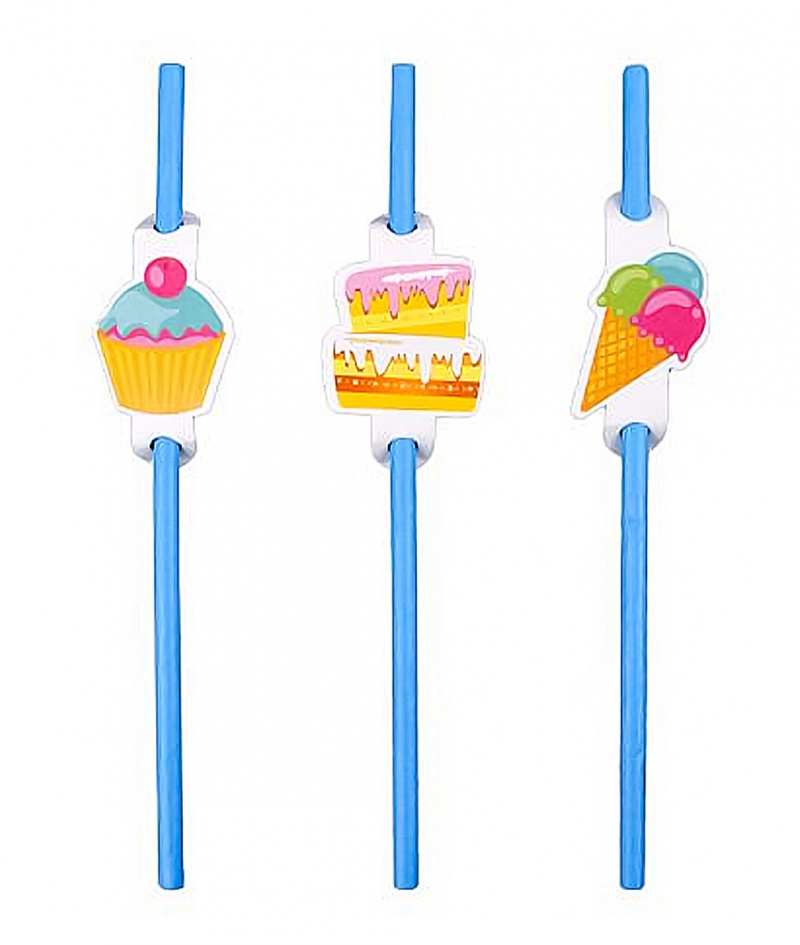 395440-407550-slomki_party_go_20cm_6_szt_niebieskie-800w Słomki PARTY GO, 20cm, 6 szt., niebieskie (opakowanie 12 szt.) - obrazek 1