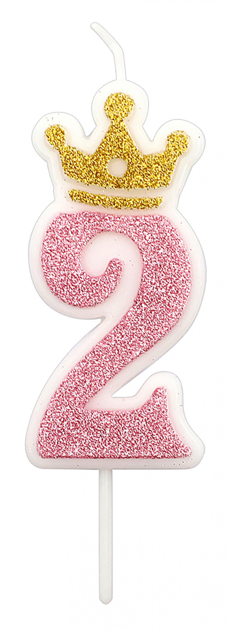 395489-407442-swieczka_party_go_cyfra_2_6_8cm_rozowa-800w Świeczka PARTY GO, cyfra 2, 6,8cm, różowa (opakowanie 12 szt.) - obrazek 1