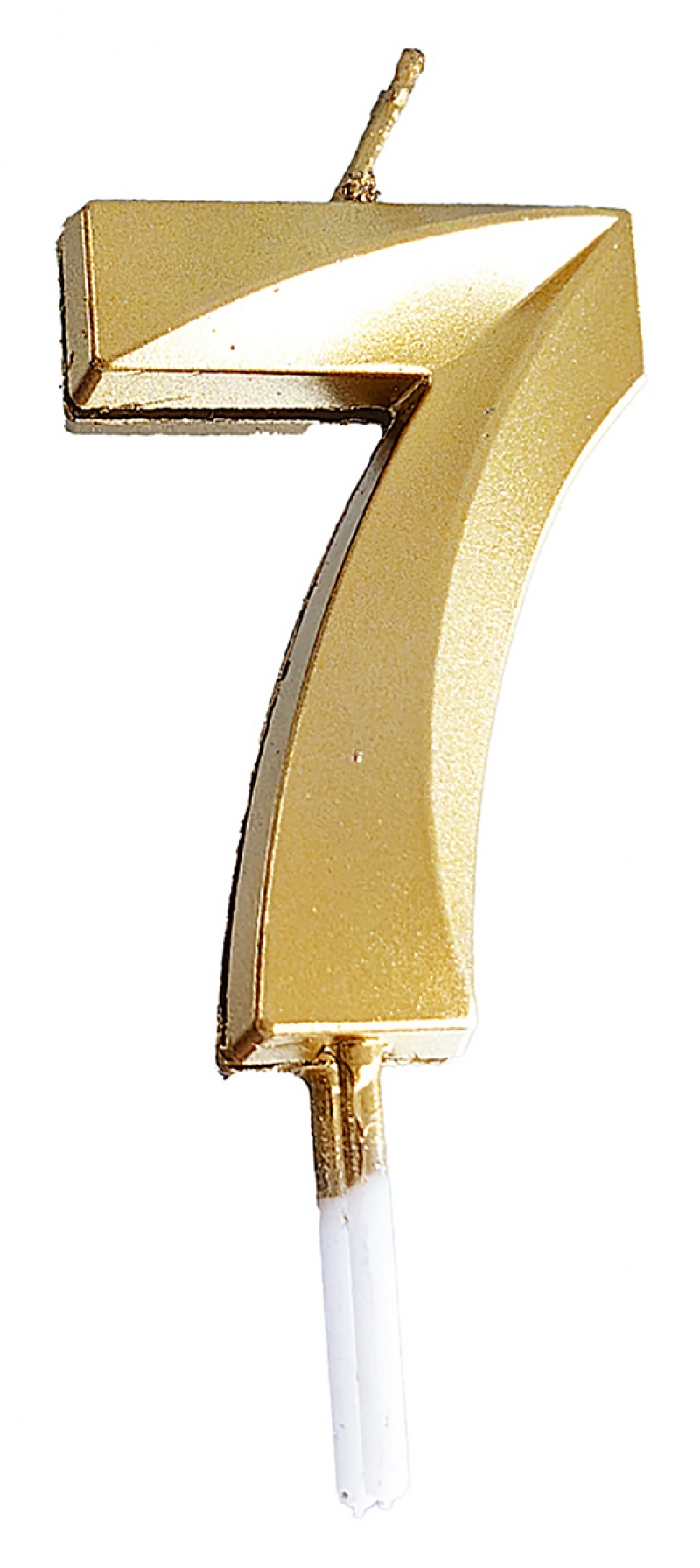 395504-407506-swieczka_party_go_cyfra_7_4_8cm_zlota-800w Świeczka PARTY GO, cyfra 7, 4,8cm, złota (opakowanie 24 szt.) - obrazek 1
