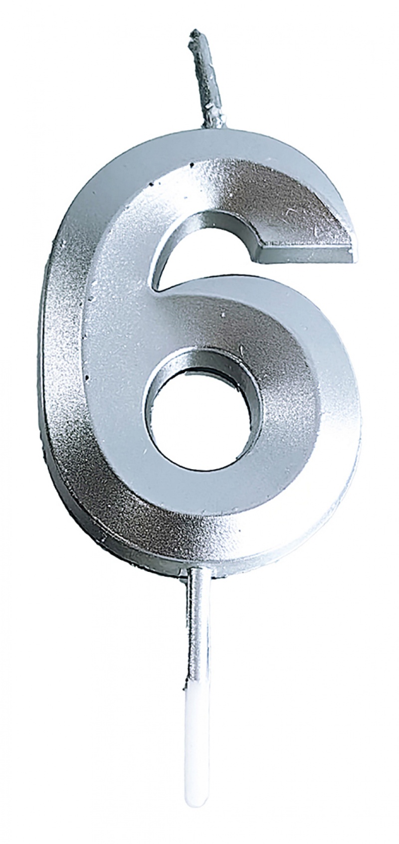 395513-407515-swieczka_party_go_cyfra_6_4_8cm_srebrna-800w Świeczka PARTY GO, cyfra 6, 4,8cm, srebrna (opakowanie 24 szt.) - obrazek 1