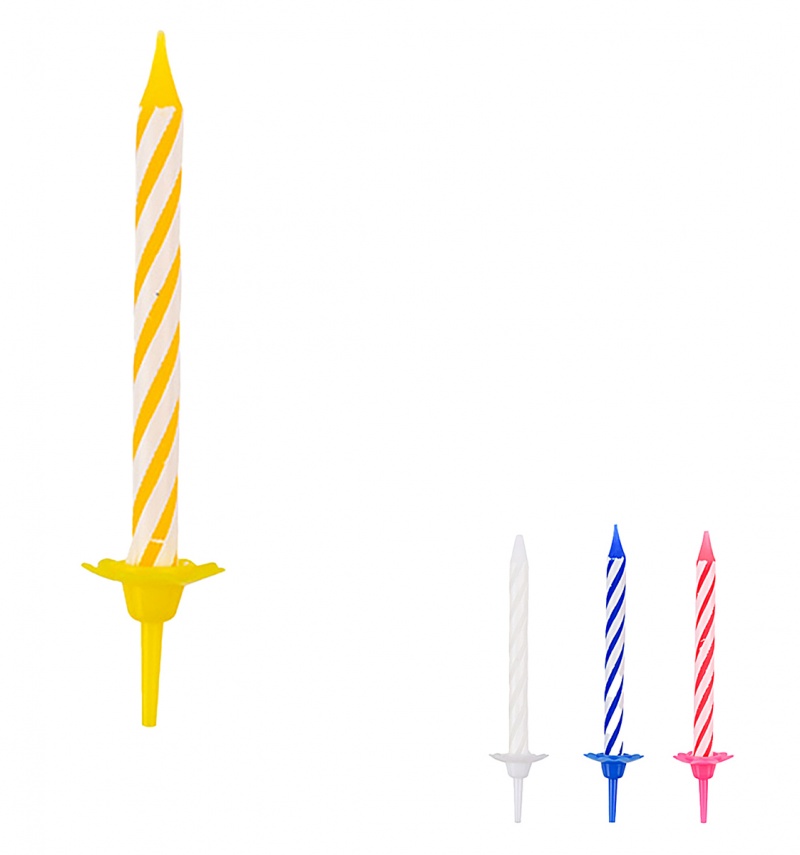 395530-407427-swieczki_na_tort_party_go_6cm_24_szt_mix_kol-800w Świeczki na tort PARTY GO, 6cm, 24 szt., mix kolorów (opakowanie 24 szt.) - obrazek 1