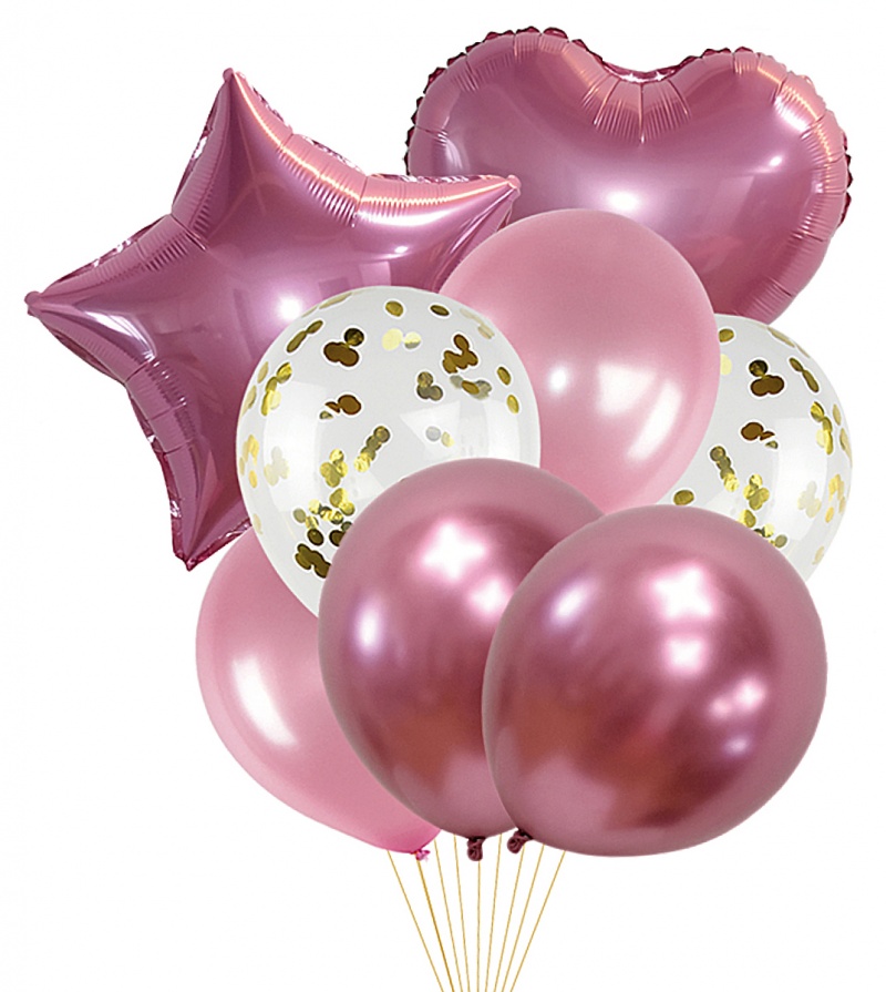 395537-407562-zestaw_balonow_party_go_45cm_8_szt_rozowe-800w Zestaw balonów PARTY GO, 45cm, 8 szt., różowe (opakowanie 12 szt.) - obrazek 1
