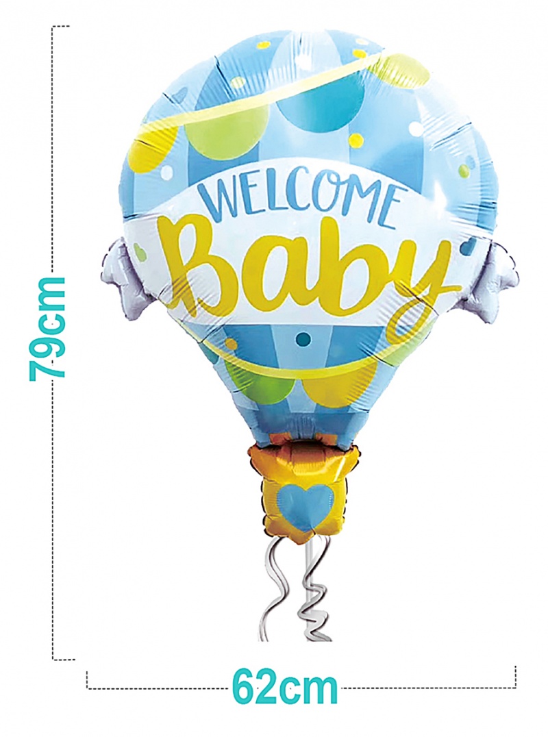 395575-407571-balon_party_go_welcome_baby_79cm_1_szt_niebi-800w Balon PARTY GO Welcome Baby, 79cm, 1 szt., niebieski (opakowanie 12 szt.) - obrazek 1