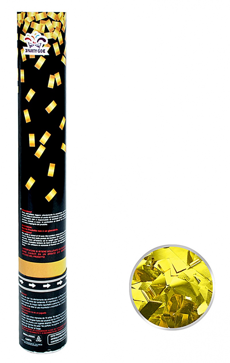 395588-407547-tuba_konfetti_party_go_40cm_12_szt_zlote-800w Tuba konfetti PARTY GO, 40cm, 12 szt., złote (opakowanie 12 szt.) - obrazek 1