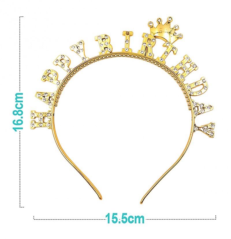 395592-407582-opaska_party_go_happy_birthday_16_8cm_1_szt_-800w Opaska PARTY GO Happy Birthday, 16,8cm, 1 szt., złota (opakowanie 12 szt.) - obrazek 1