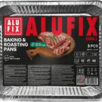 Formy do pieczenia i smażenia ALUFIX Fix-Grill, aluminiowe, duże, 3 szt.