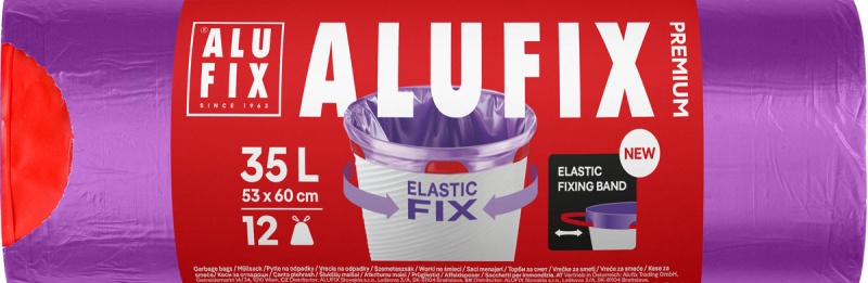 400407-409847-worki_na_smieci_alufix_elastic_fix_ldpe_53x6-800w Worki na śmieci ALUFIX Elastic Fix, LDPE, 53x60cm, 35l, 12 szt., fioletowe - obrazek 1