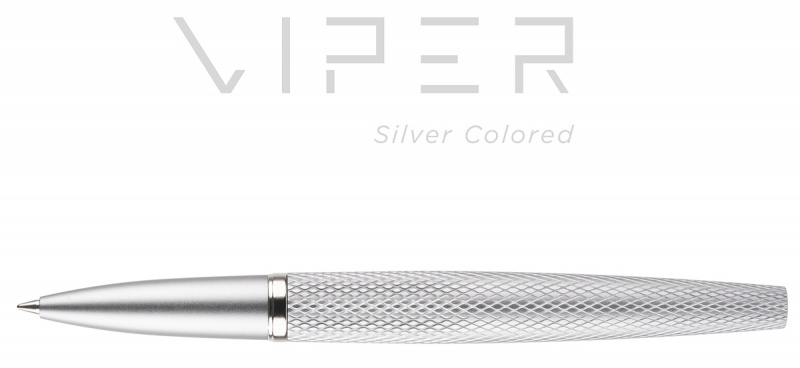 400447-408950-pioro_kulkowe_diplomat_viper_guilloche_srebr-800w Pióro kulkowe DIPLOMAT Viper, guilloche, srebrne - obrazek 1