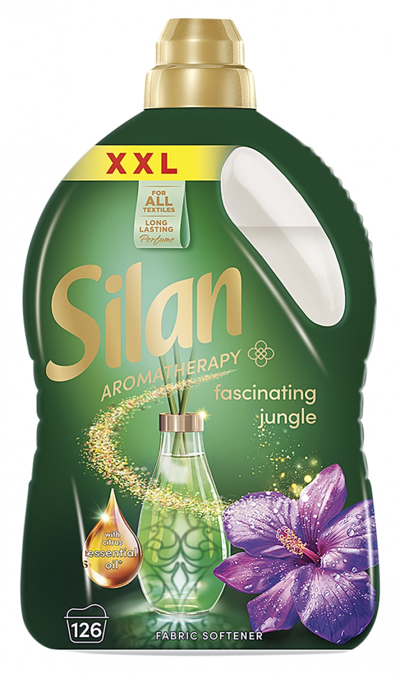 400466-411506-plyn_do_plukania_tkanin_silan_aromatherapy_j-800w Płyn do płukania tkanin SILAN Aromatherapy Jungle, 2,772l - obrazek 1