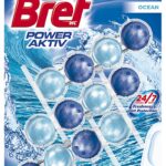 Kulki myjąco-zapachowe do toalet BREF Power Aktiv Ocean, 3x50g