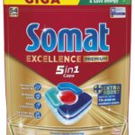 Kapsułki do zmywarki SOMAT Excellence Premium 5w1, 54 szt.