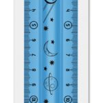 Linijka KEYROAD Tatoo, 20cm, elastyczna, zawieszka, mix kolorów