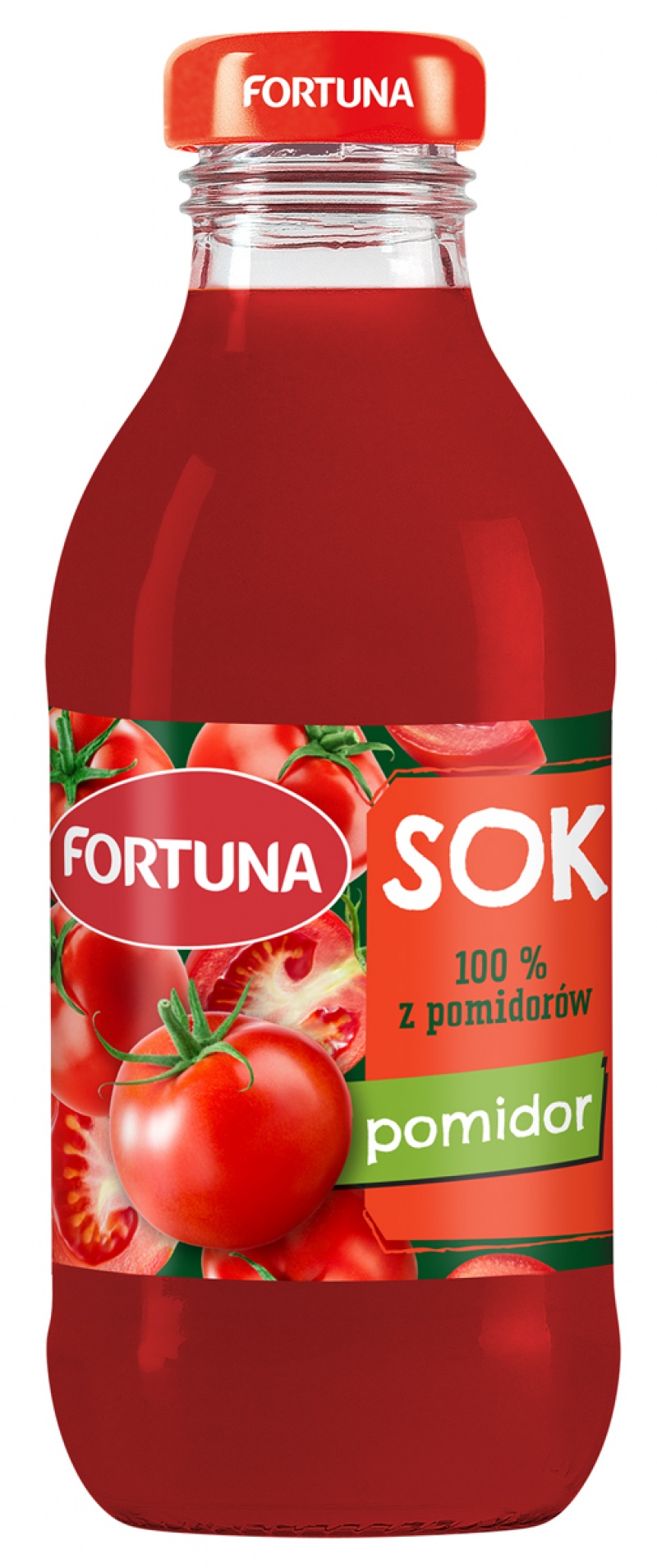 400703-411470-sok_fortuna_pomidorowy_szklo_0_3l-800w Sok FORTUNA, pomidorowy, szkło, 0,3l (opakowanie 15 szt.) - obrazek 1