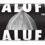 Worki na śmieci ALUFIX Professional, LDPE, 90x110cm, 24 μm, 160l, 10 szt., transparentne